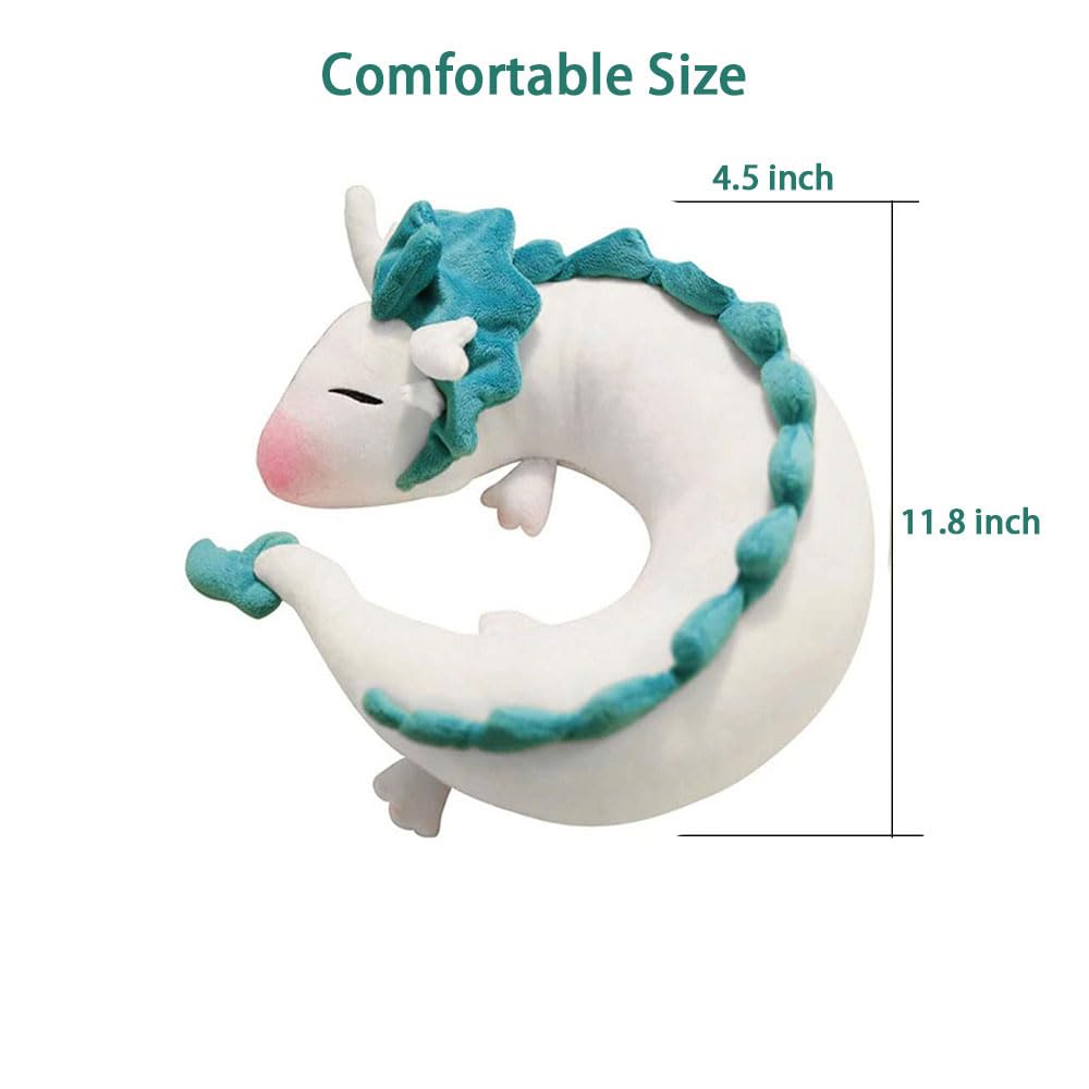 Amazon.com: AIHANCH Anime Neck Pillow White Dragon Plush Doll Toy